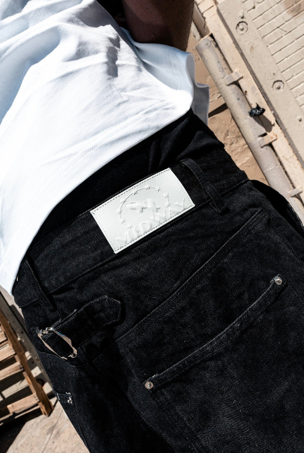 Salvaged Pleated Jorts