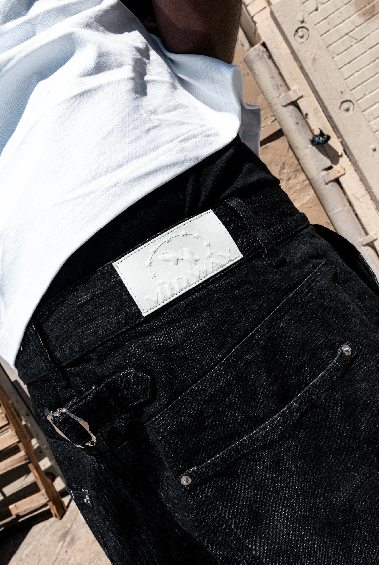 Salvaged Pleated Jorts