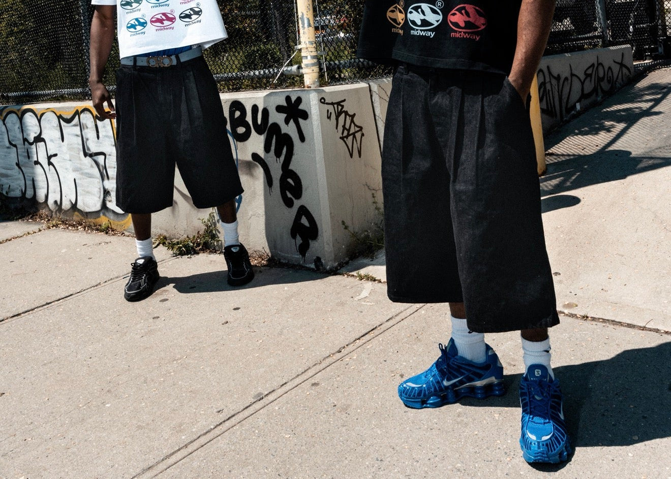 Salvaged Pleated Jorts